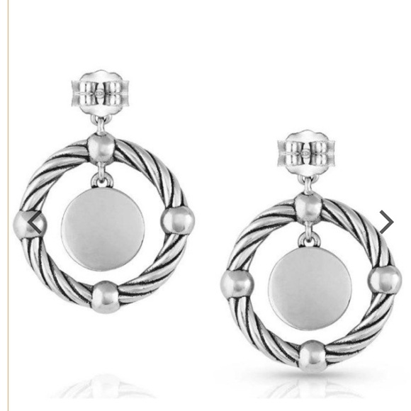 Montana Silversmiths, Every Direction Turquoise Earrings - Picture 2 of 9